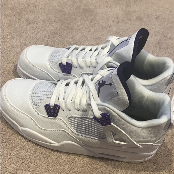 Jordan Other - Metallic Purple Jordan 4s